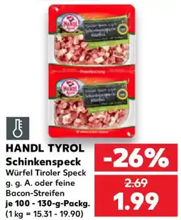 Kaufland HANDL TYROL Schinkenspeck Angebot