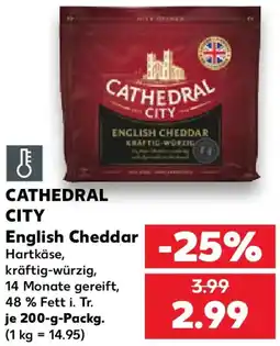 Kaufland CATHEDRAL CITY English Cheddar Angebot