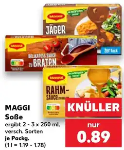Kaufland MAGGI Soße Angebot