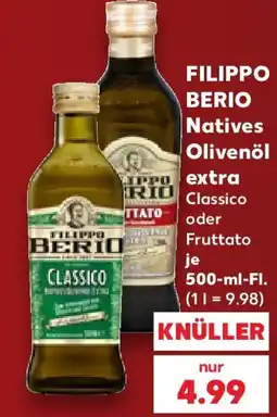 Kaufland FILIPPO BERIO Natives Olivenöl extra Angebot