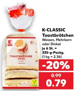 Kaufland K-CLASSIC Toastbrötchen Angebot