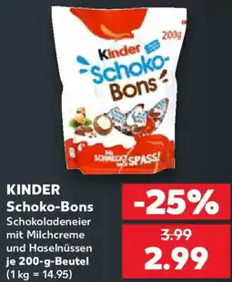 Kaufland KINDER Schoko-Bons Angebot
