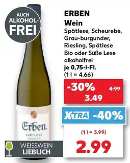 Kaufland ERBEN Wein Angebot