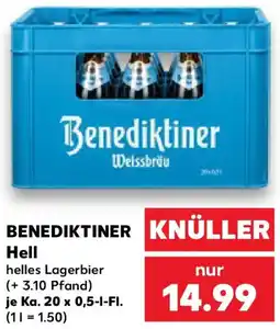 Kaufland BENEDIKTINER Hell Angebot
