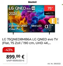 MediaMarkt LG QNED evo TV Angebot