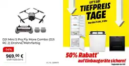 MediaMarkt DJI Mini 5 Pro Fly More Combo (DJI RC 2) Drohne, Mehrfarbig Angebot