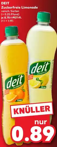Kaufland DEIT Zuckerfreie Limonade Angebot