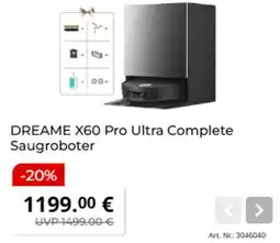 MediaMarkt DREAME X60 Pro Ultra Complete Saugroboter Angebot