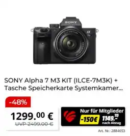 MediaMarkt SONY Alpha 7 M3 KIT Angebot