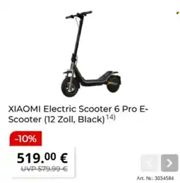 MediaMarkt XIAOMI Electric Scooter 6 Pro E-Scooter Angebot