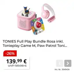 MediaMarkt TONIES Full Play Bundle Rosa Angebot