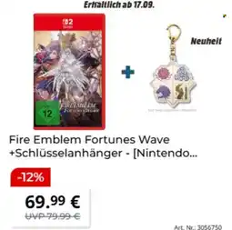 MediaMarkt Fire Emblem Fortunes Wave +Schlüsselanhänger - [Nintendo... Angebot