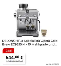 MediaMarkt DELONGHI La Specialista Opera Cold Brew EC9555.M Angebot