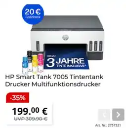 MediaMarkt HP Smart Tank 7005 Tintentank Drucker Multifunktionsdrucker Angebot