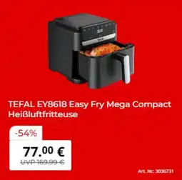 MediaMarkt TEFAL EY8618 Easy Fry Mega Compact Heißluftfritteuse Angebot
