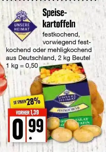 Edeka Frischemarkt Unsere Heimat Speisekartoffeln Angebot