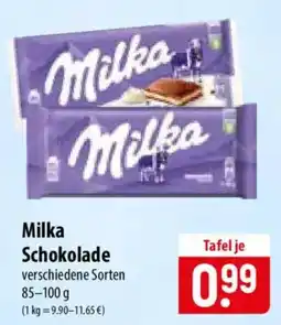 Famila Nord Ost Milka Schokolade Angebot