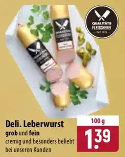 Famila Nord Ost Deli. Leberwurst Angebot