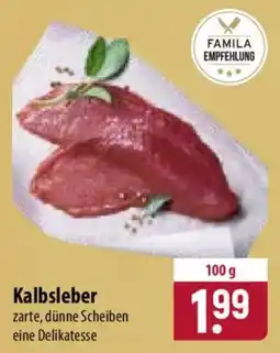 Famila Nord Ost Kalbsleber Angebot