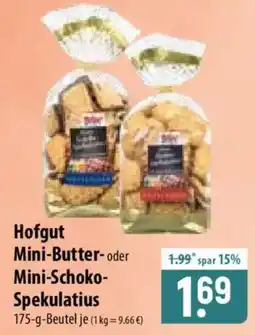 Famila Nord Ost Hofgut Mini-Butter- oder Mini-Schoko-Spekulatius Angebot
