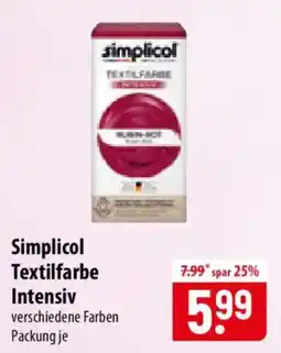 Famila Nord Ost Simplicol Textilfarbe Intensiv Angebot