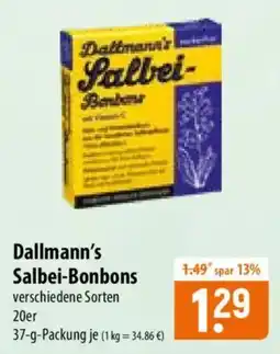 Famila Nord Ost Dallmann's Salbei-Bonbons Angebot