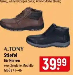 Famila Nord Ost A.TONY Stiefel für Herren Angebot