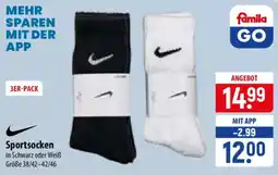 Famila Nord Ost Nike Sportsocken Angebot