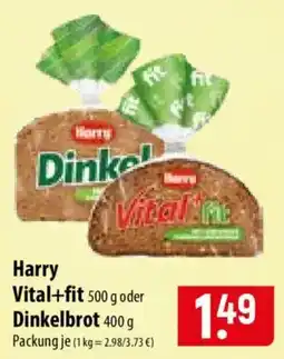 Famila Nord Ost Harry Vital+fit Dinkelbrot Angebot