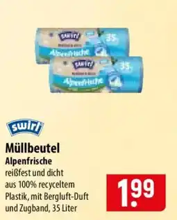 Famila Nord Ost swirl Müllbeutel Alpenfrische Angebot