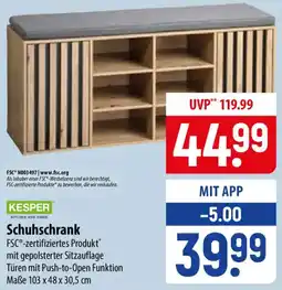 Famila Nord Ost KESPER Schuhschrank Angebot