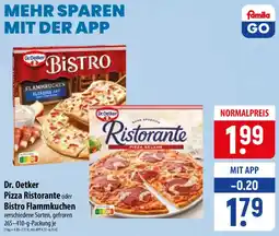 Famila Nord Ost Dr. Oetker Pizza Ristorante oder Bistro Flammkuchen Angebot