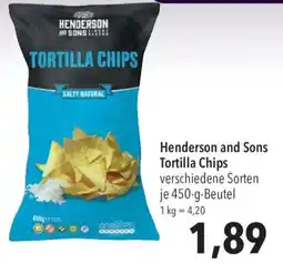 CITTI Markt Henderson and Sons Tortilla Chips Angebot