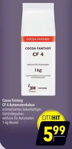 CITTI Markt Cocoa Fantasy CF 4 Automatenkakao Angebot
