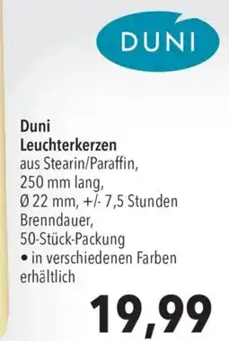 CITTI Markt Duni Leuchterkerzen Angebot