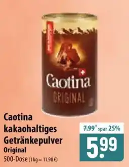 Famila Nord Ost Caotina kakaohaltiges Getränkepulver Original Angebot