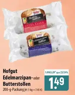 Famila Nord Ost Hofgut Edelmarzipan- oder Butterstollen Angebot