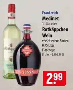 Famila Nord Ost Medinet Rotkäppchen Wein Angebot