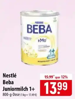 Famila Nord Ost Nestlé Beba Juniomilch 1+ Angebot