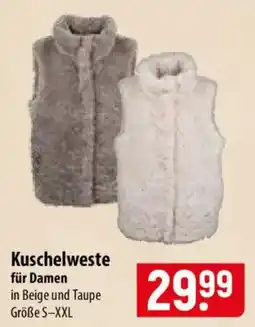 Famila Nord Ost Kuschelweste für Damen Angebot