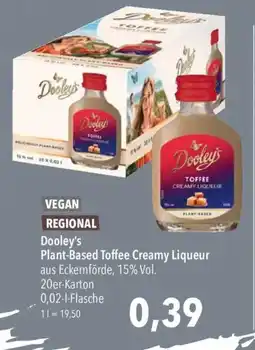 CITTI Markt Dooley's Plant-Based Toffee Creamy Liqueur Angebot