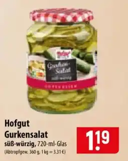 Famila Nord Ost Hofgut Gurkensalat Angebot