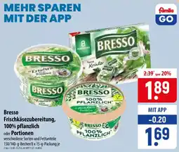 Famila Nord Ost Bresso Frischkäsezubereitung, 100% pflanzlich Angebot