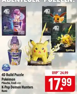 Famila Nord Ost 4D Build Puzzle Pokémon Angebot