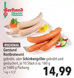 CITTI Markt Gerstand Rostbratwurst Angebot
