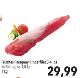 CITTI Markt Frisches Paraguay Rinderfilet Angebot