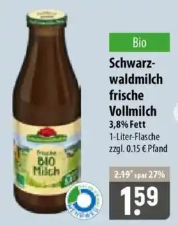 Famila Nord Ost Schwarzwaldmilch frische Vollmilch Angebot