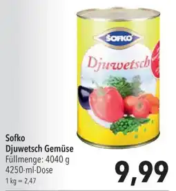 CITTI Markt Sofko Djuwetsch Gemüse Angebot
