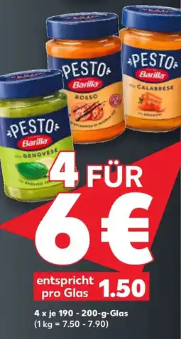 Kaufland BARILLA Pesto Angebot
