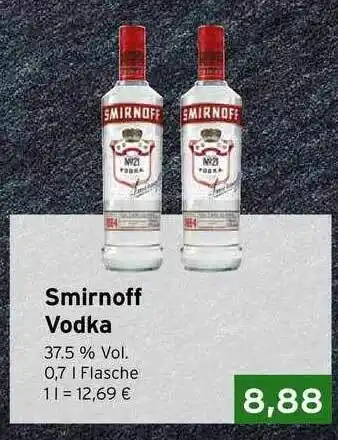 CAP Markt Smirnoff Vodka Angebot